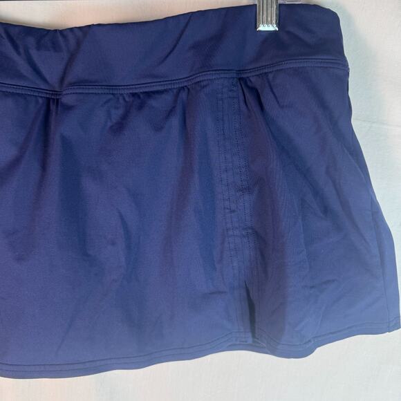 Lands End Tankini Swimsuit 16L/16 Navy Blue - Picture 3 of 8